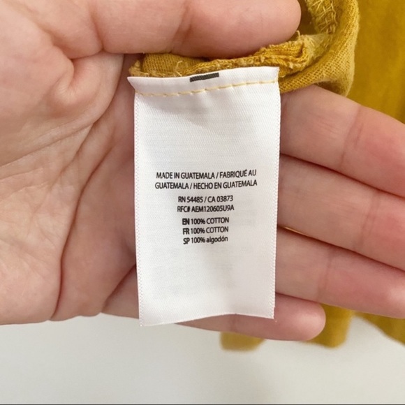 AC/DC Yellow Distressed glitter band Tee - Picture 12 of 12